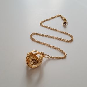 Ted Baker Textured Rope Ball Necklace